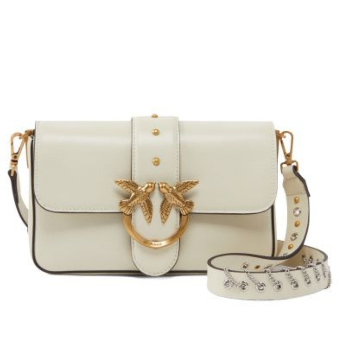 love one mini slouchy mb+charm shoulder bag