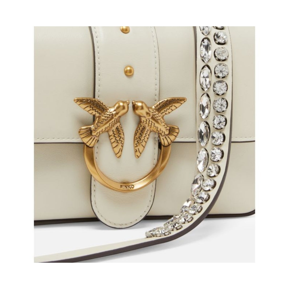 love one mini slouchy mb+charm shoulder bag