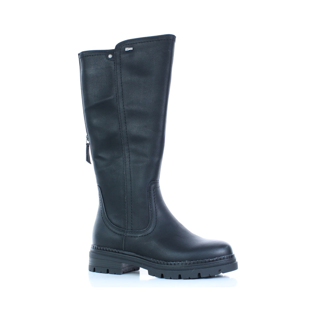 black casual closed boots