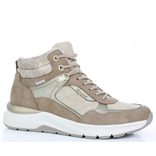 beige casual closed booties