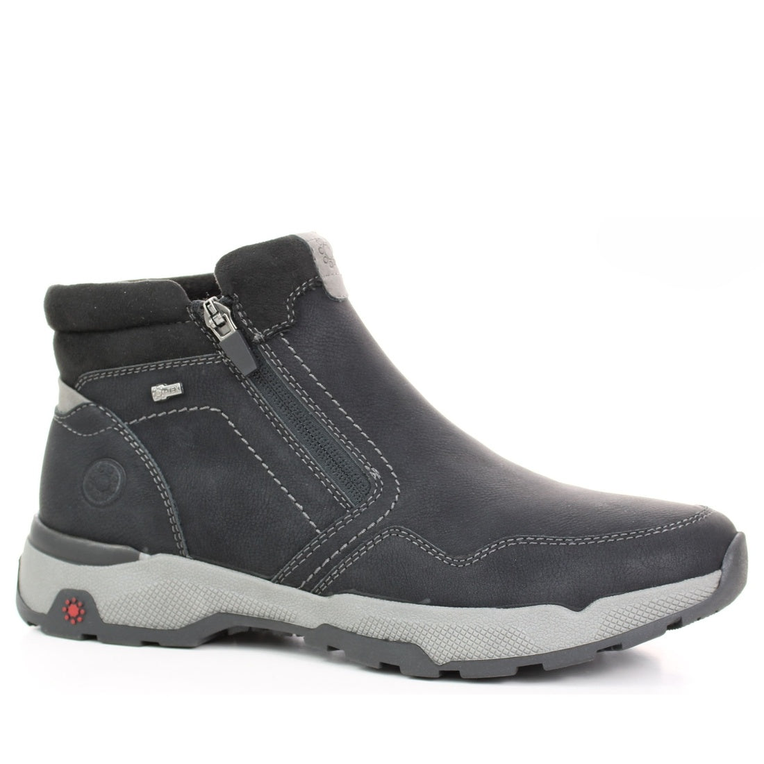 black casual closed booties black