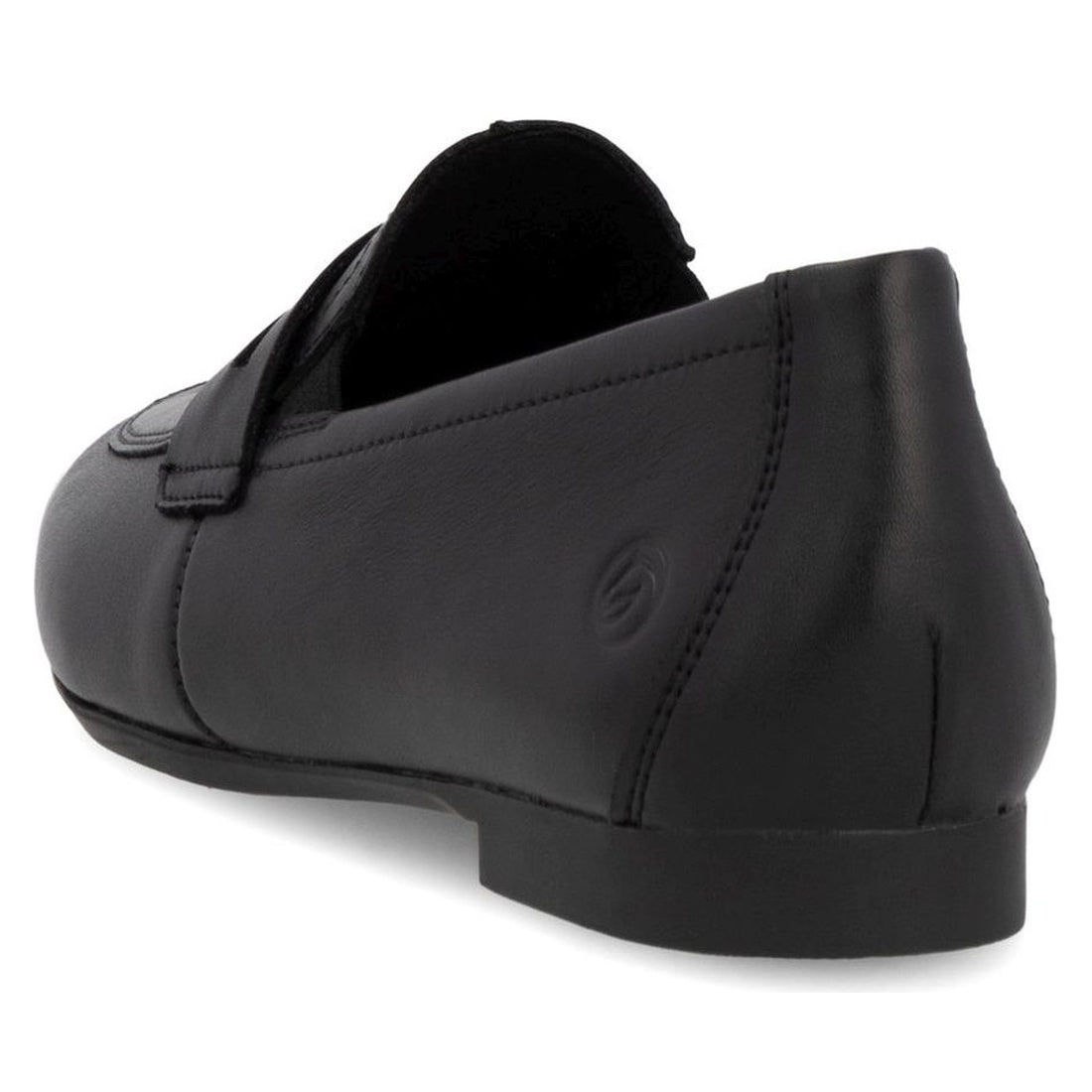 black casual closed loafers