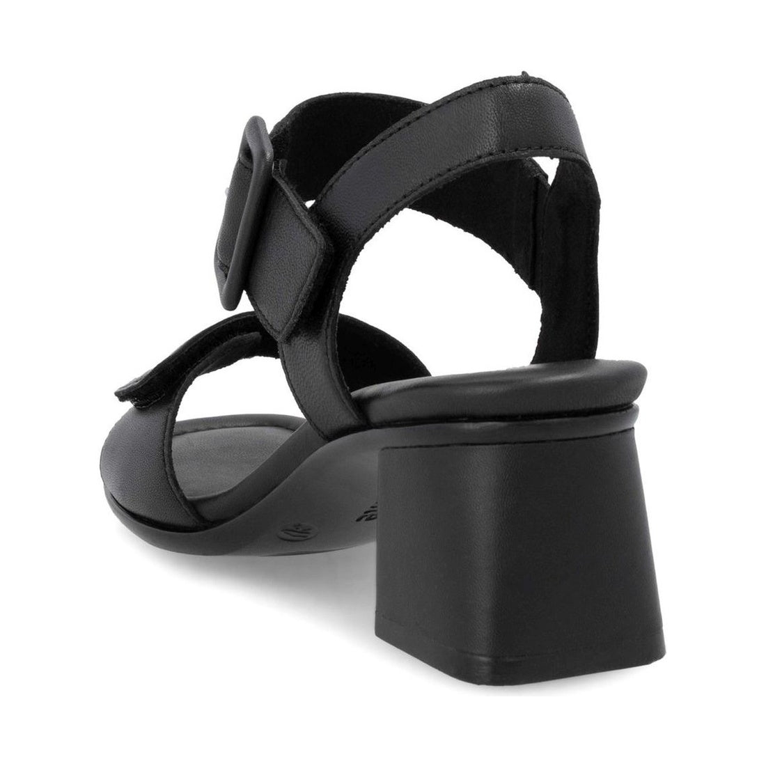 black casual open sandals