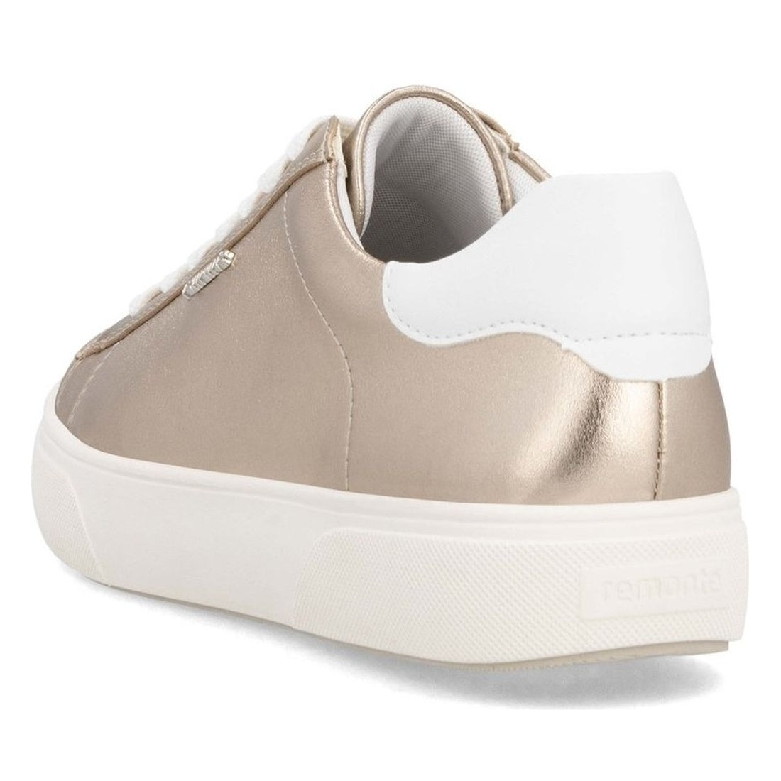 silver casual closed sneakers