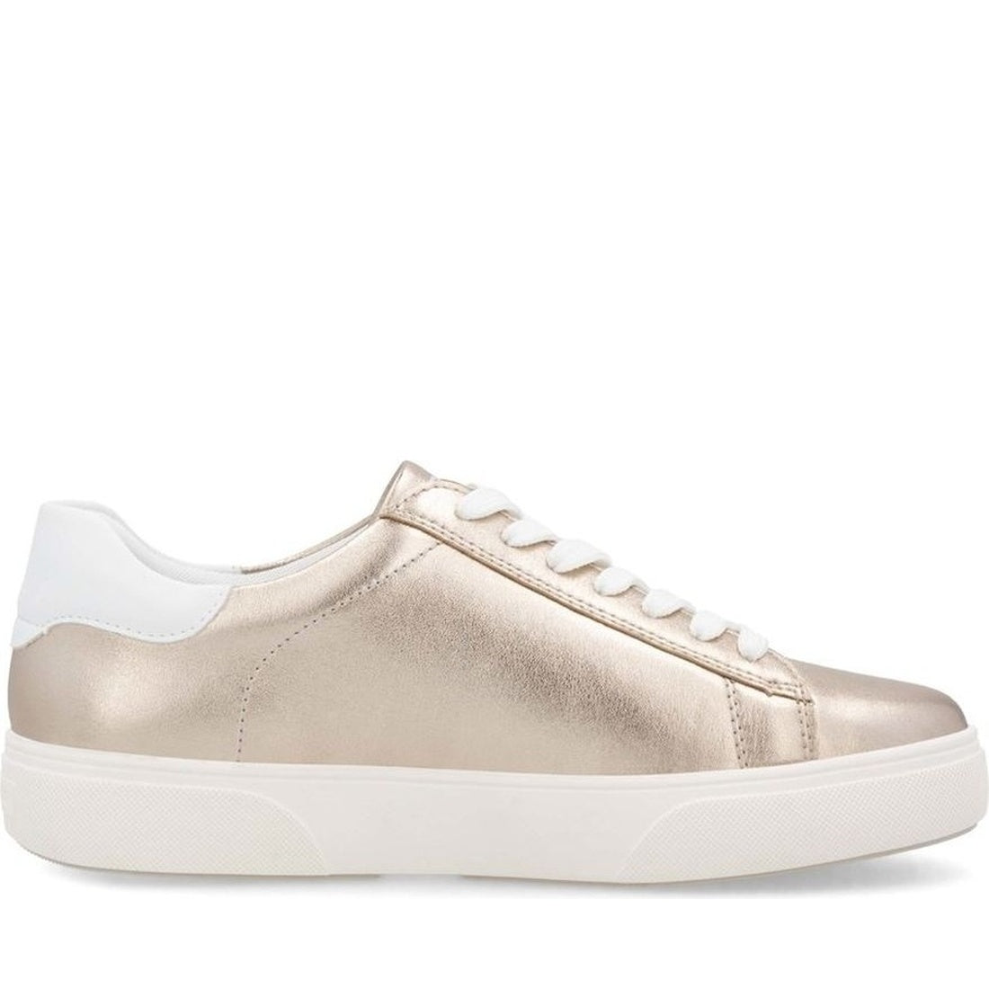 silver casual closed sneakers