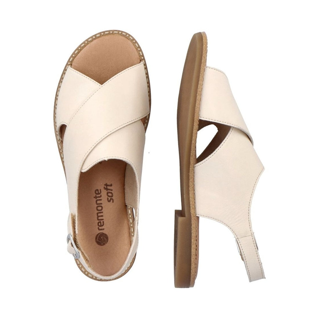 beige casual open sandals