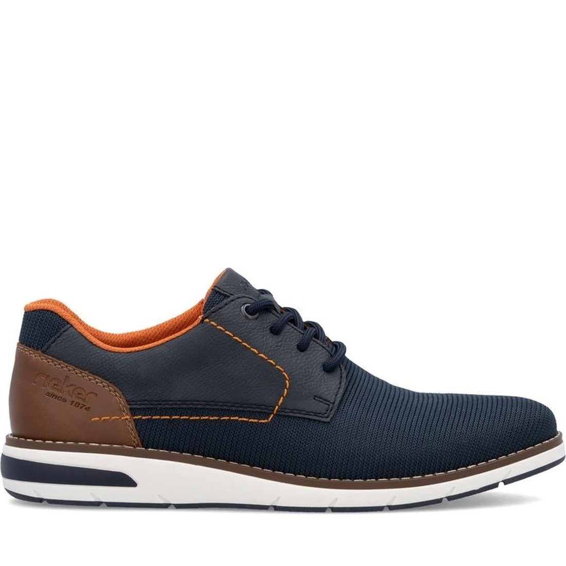 blue casual closed sneakers