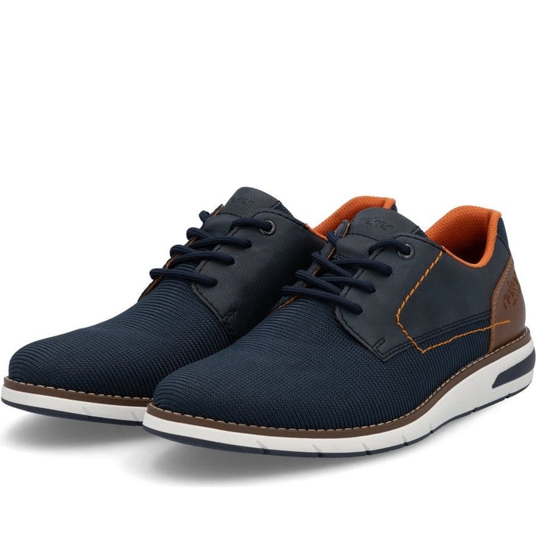 blue casual closed sneakers