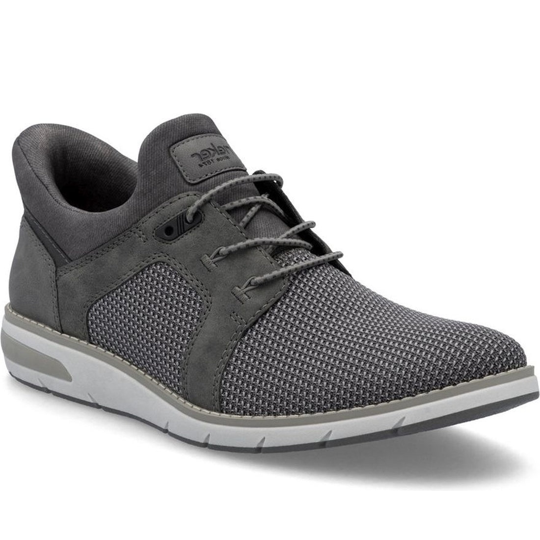 grey casual closed sneakers