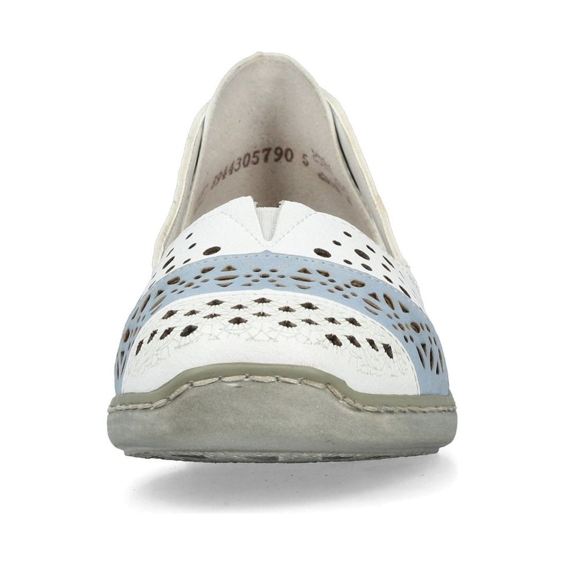 white casual closed ballerinas