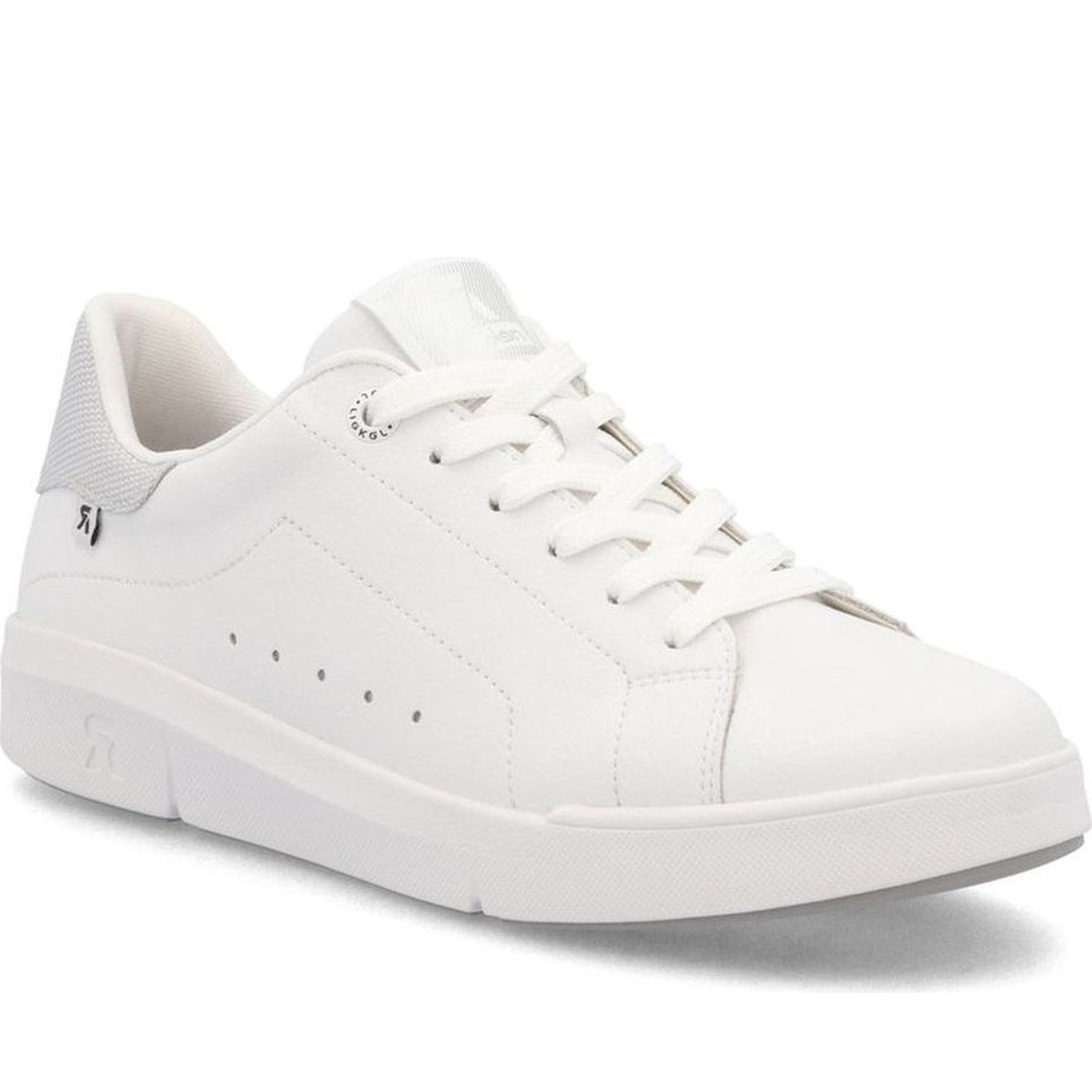 white casual closed shoes