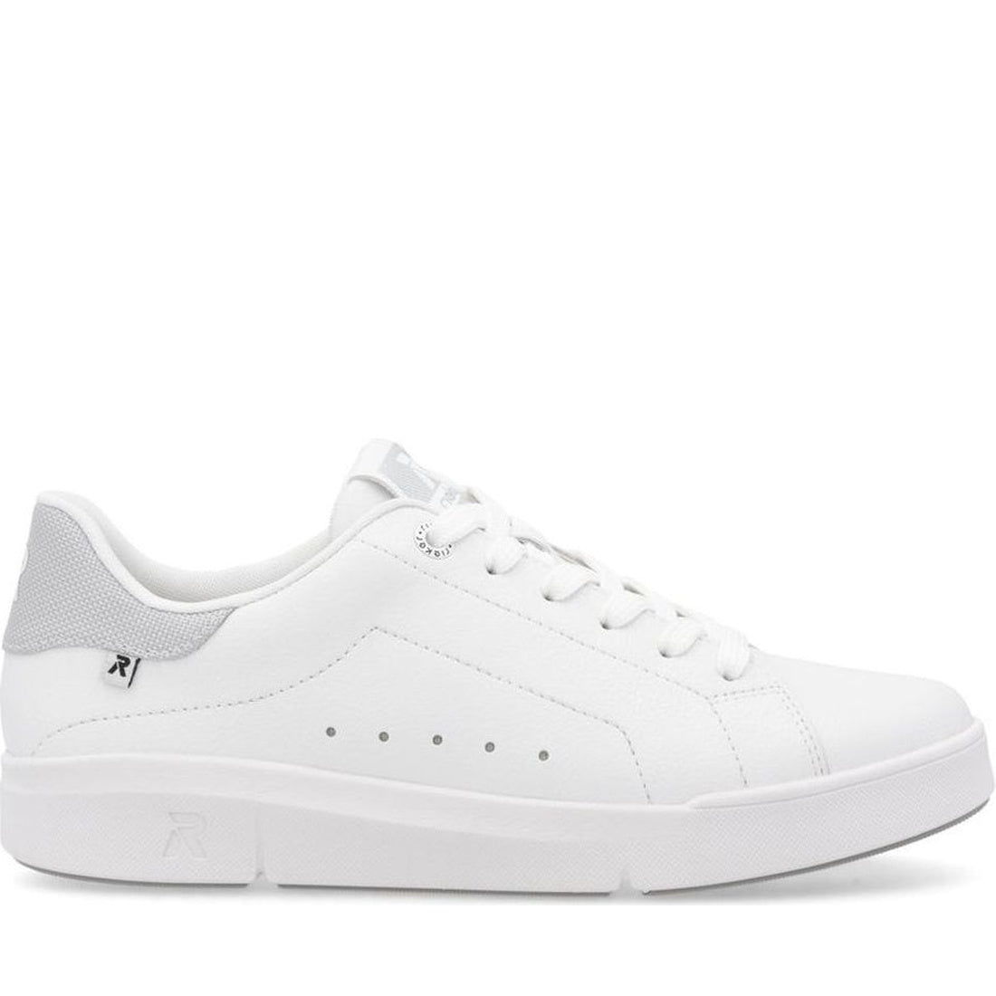 white casual closed shoes