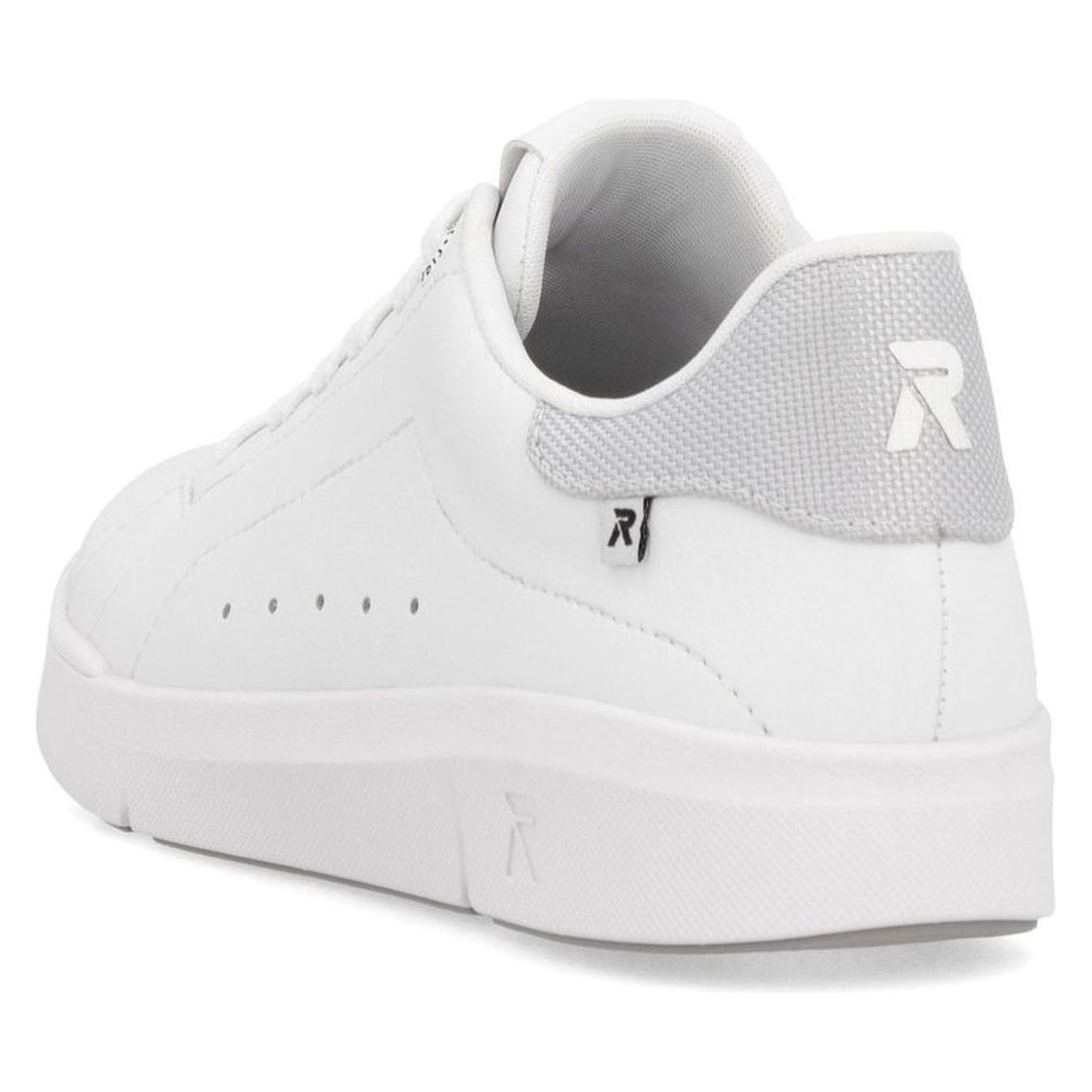 white casual closed shoes