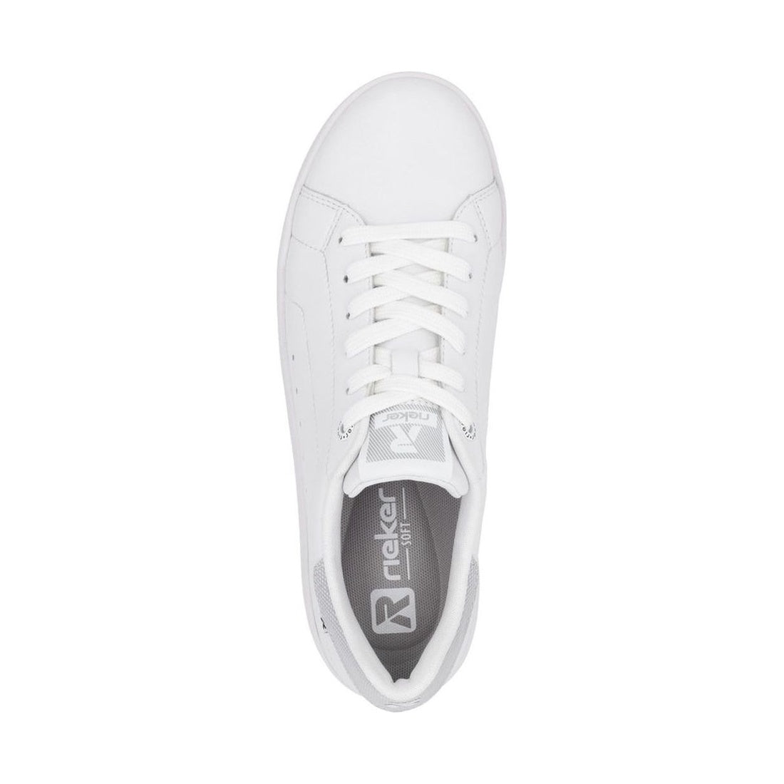 white casual closed shoes
