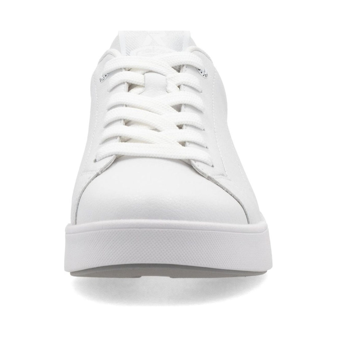 white casual closed shoes