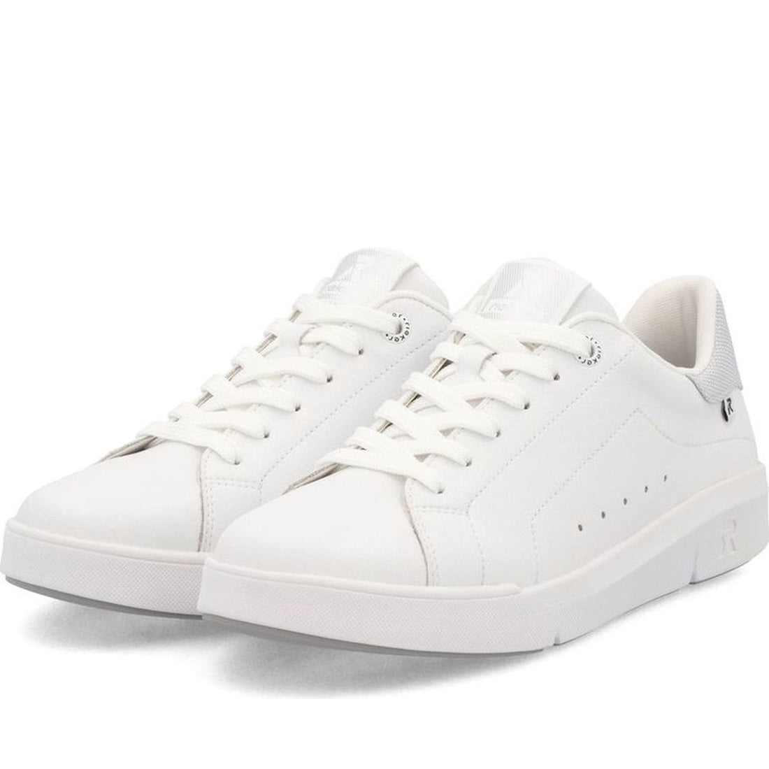 white casual closed shoes