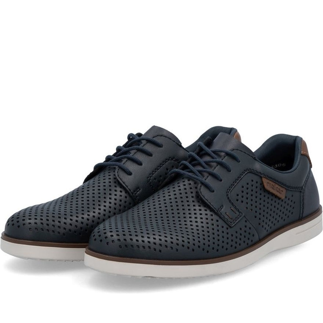 blue casual closed sneakers