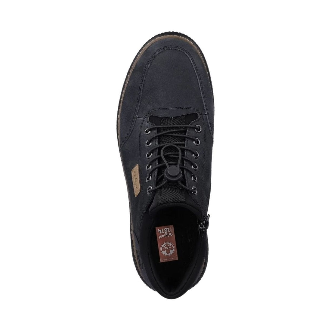 blue casual closed booties