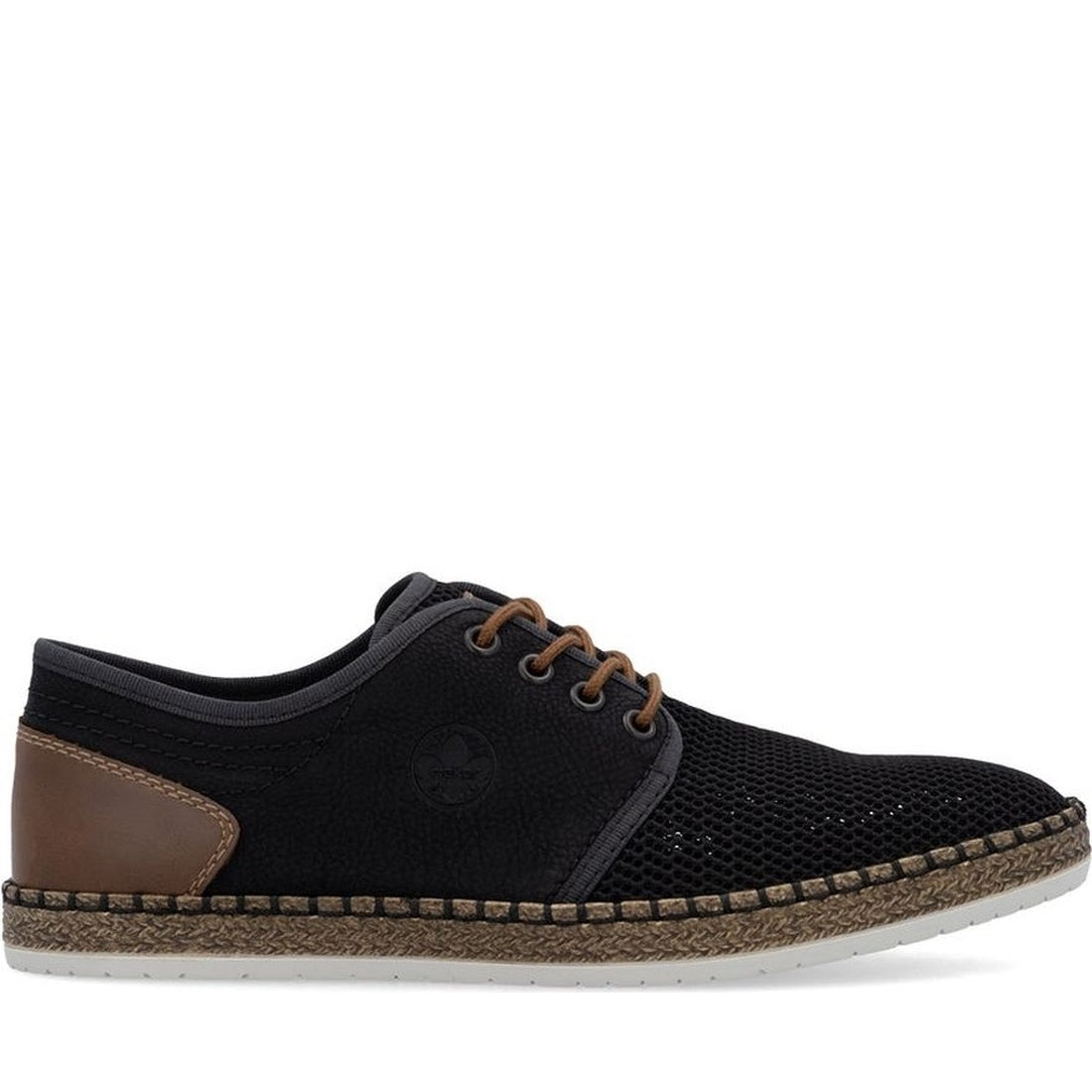 black casual closed sneakers