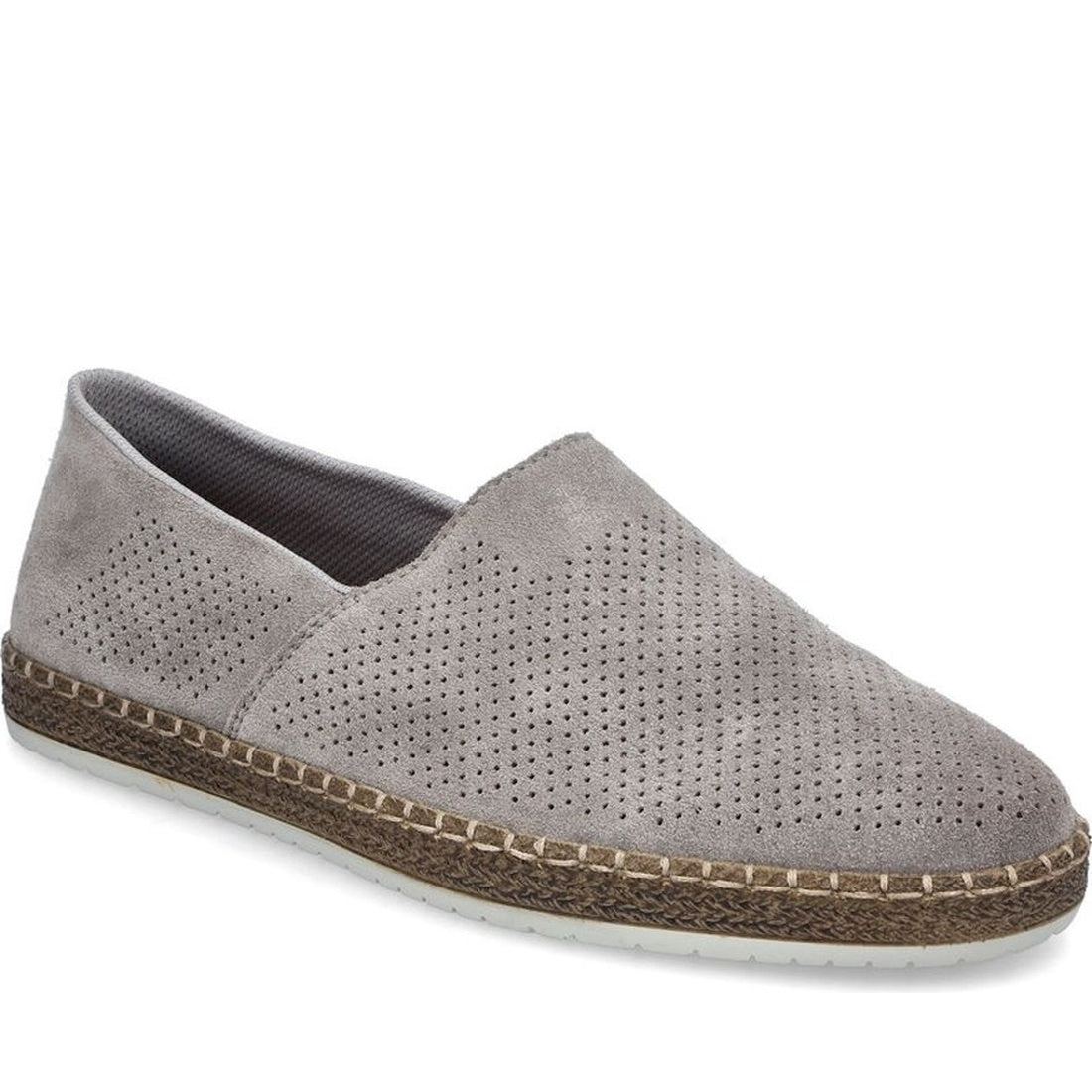 grey casual closed slipper
