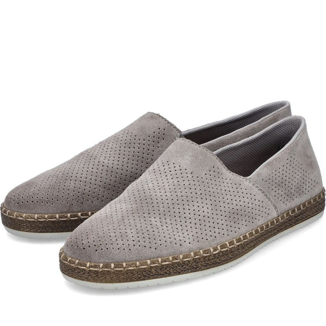 grey casual closed slipper