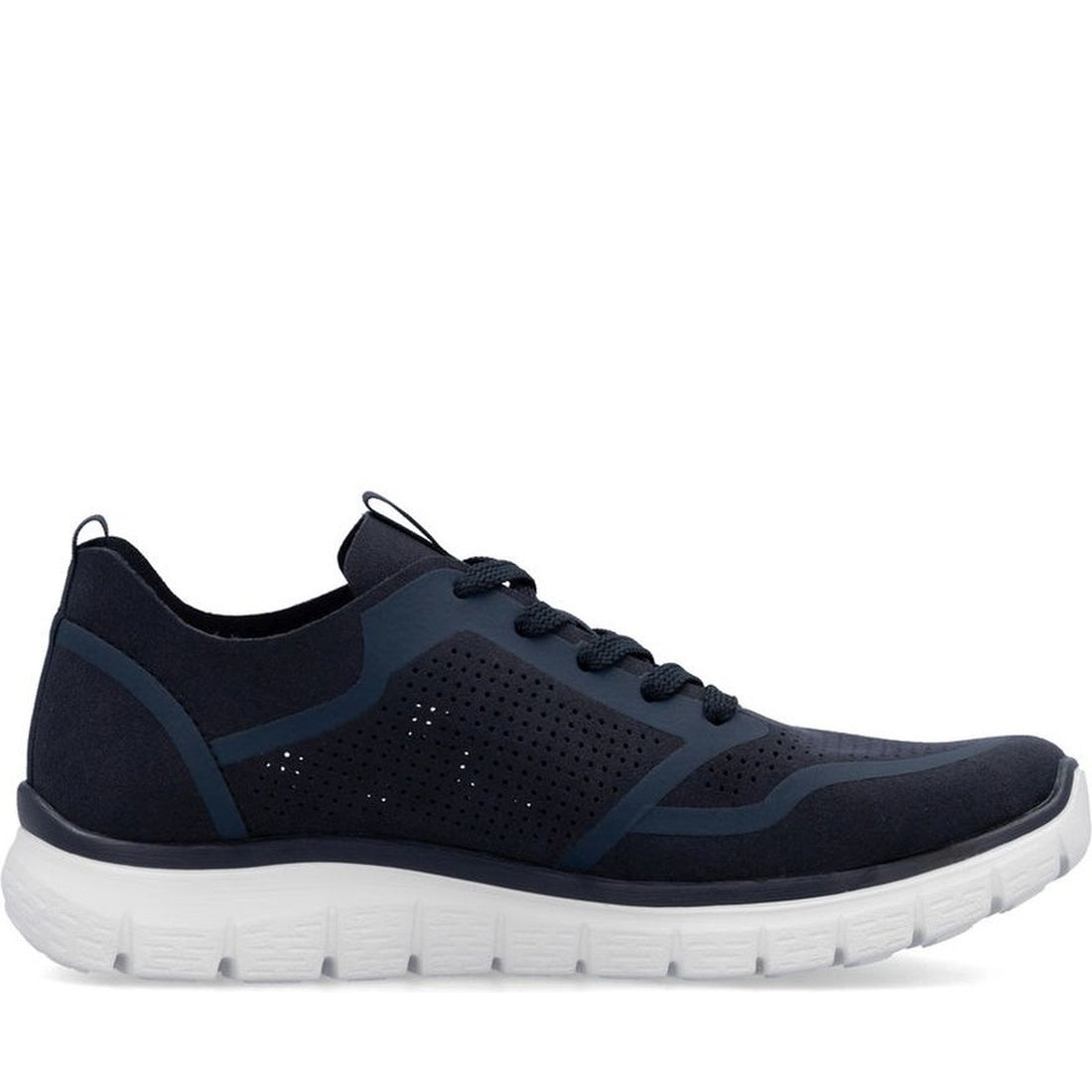 blue casual closed sneakers
