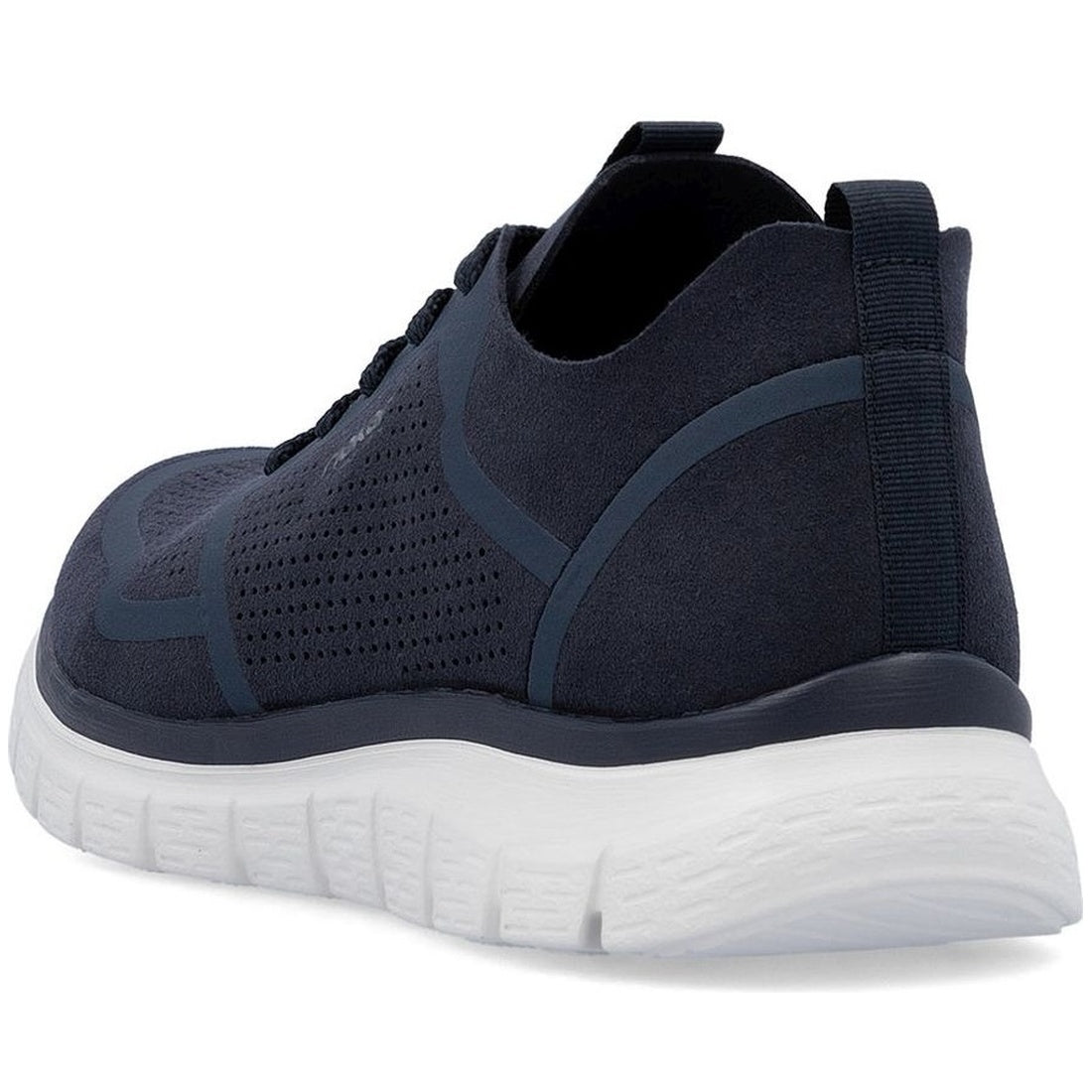 blue casual closed sneakers