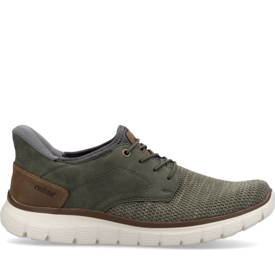 green casual closed sneakers