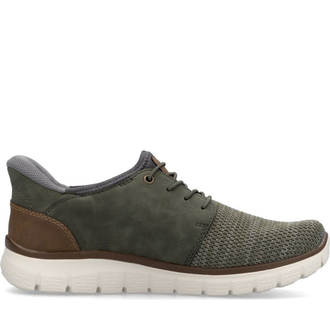 green casual closed sneakers