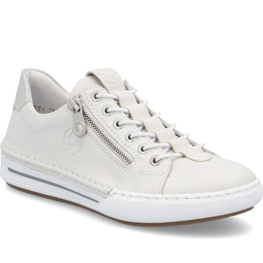 white casual closed sneakers