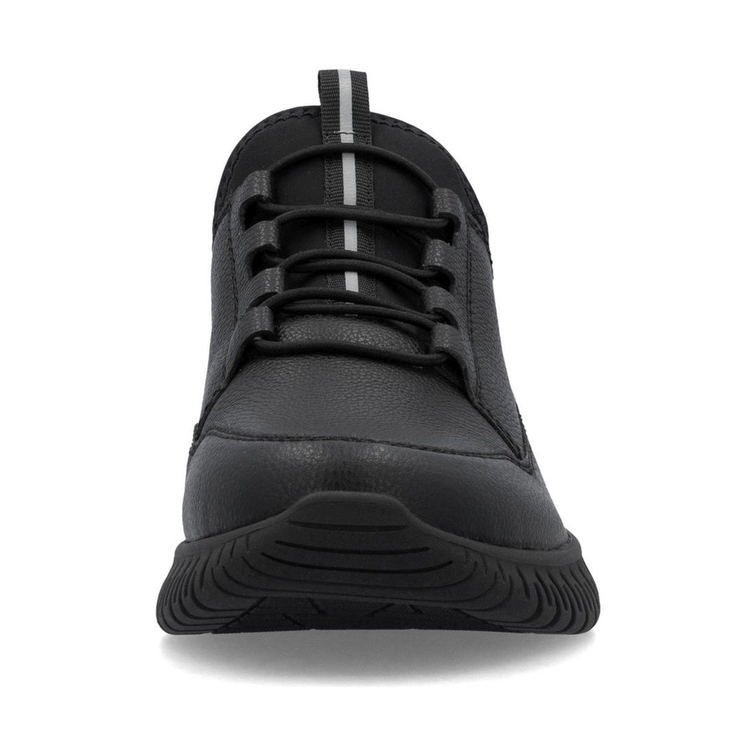 black casual closed sneakers