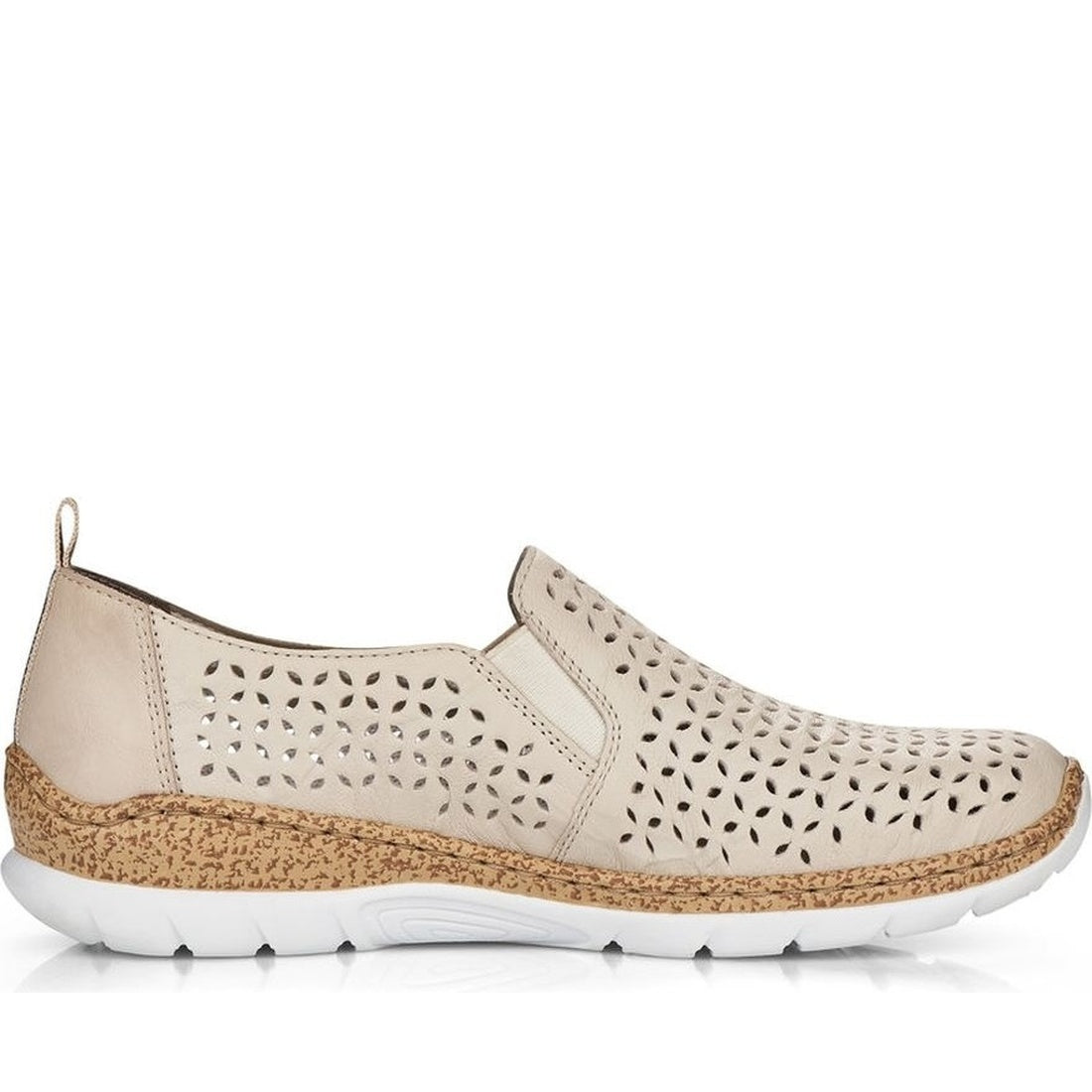 beige casual closed slipper