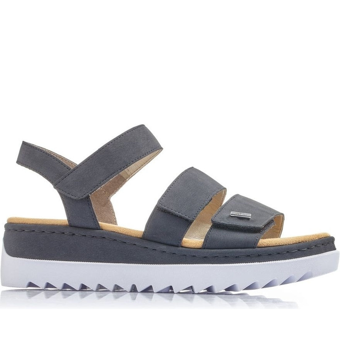 blue casual open sandals