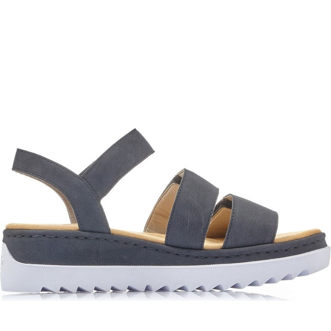 blue casual open sandals