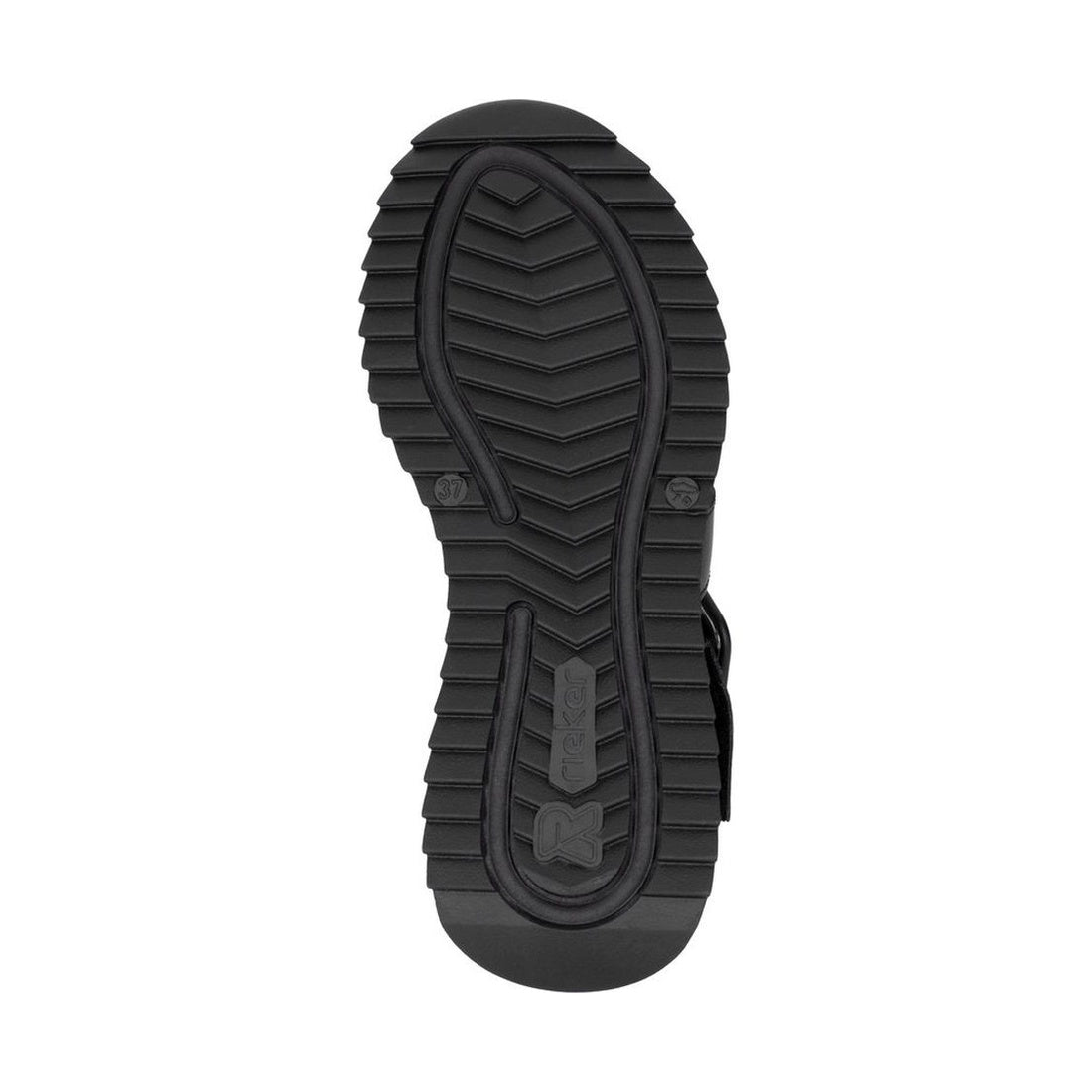 black casual open sandals