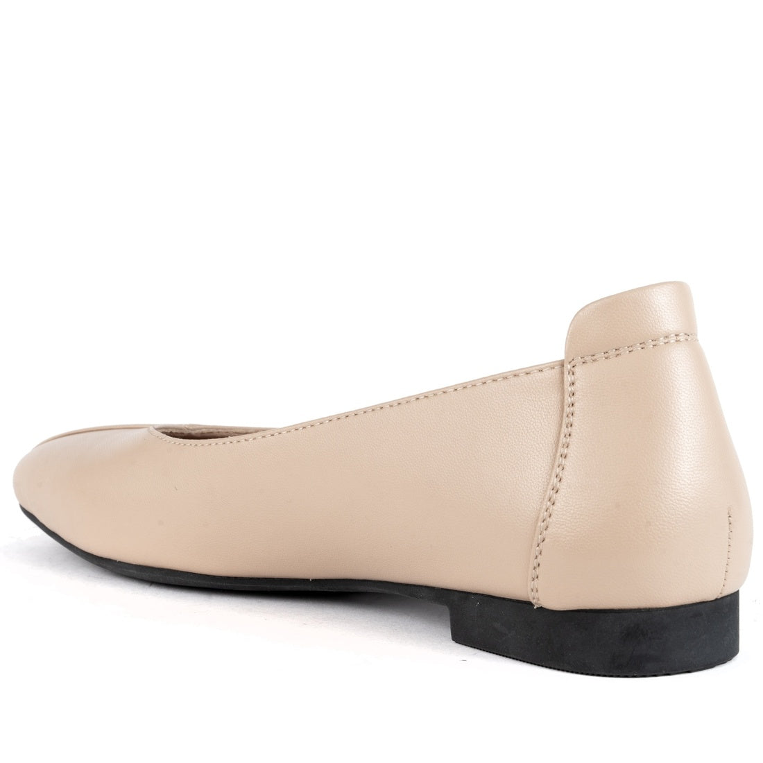 pink elegant closed ballerinas