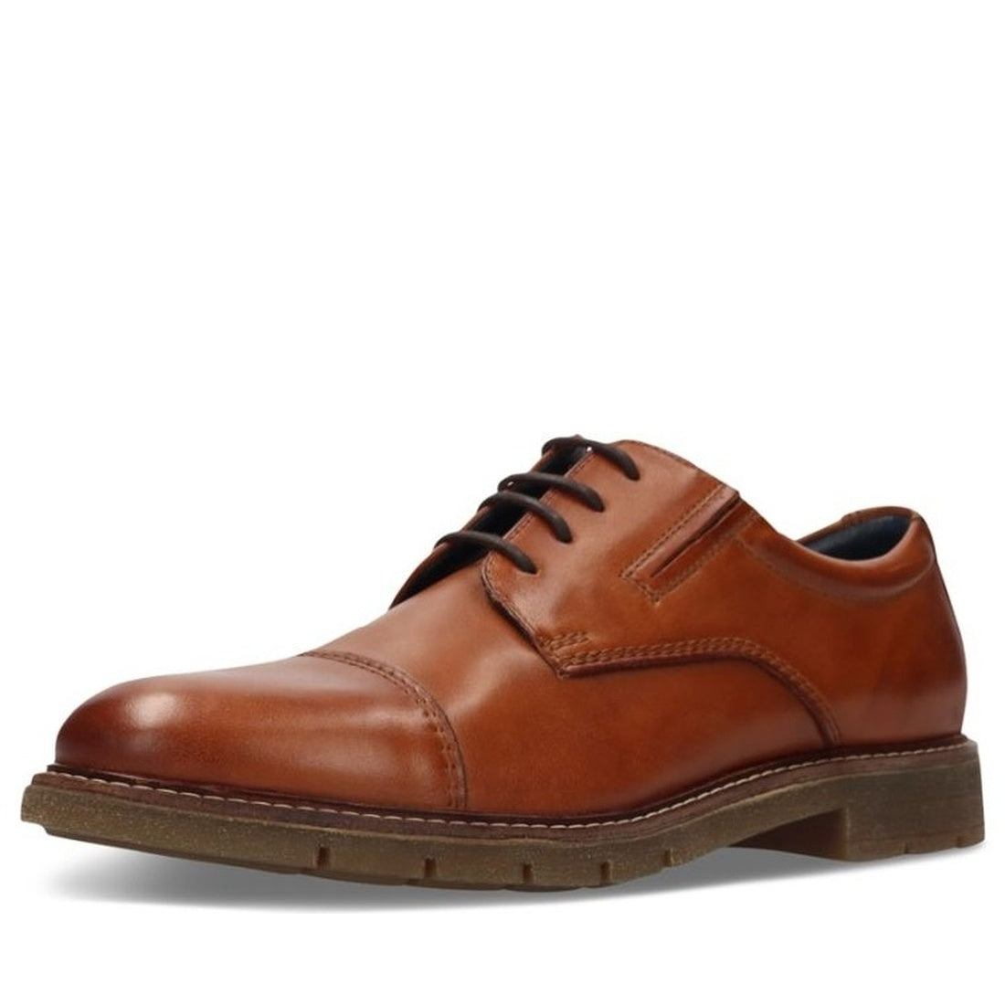 brown casual closed formal