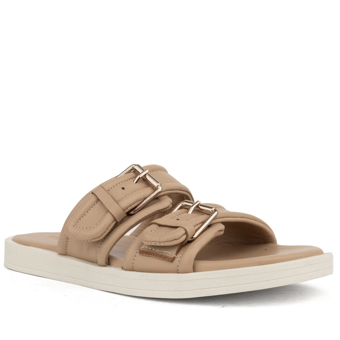 beige casual open sandals