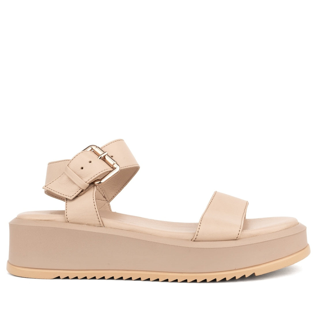 beige casual open sandals