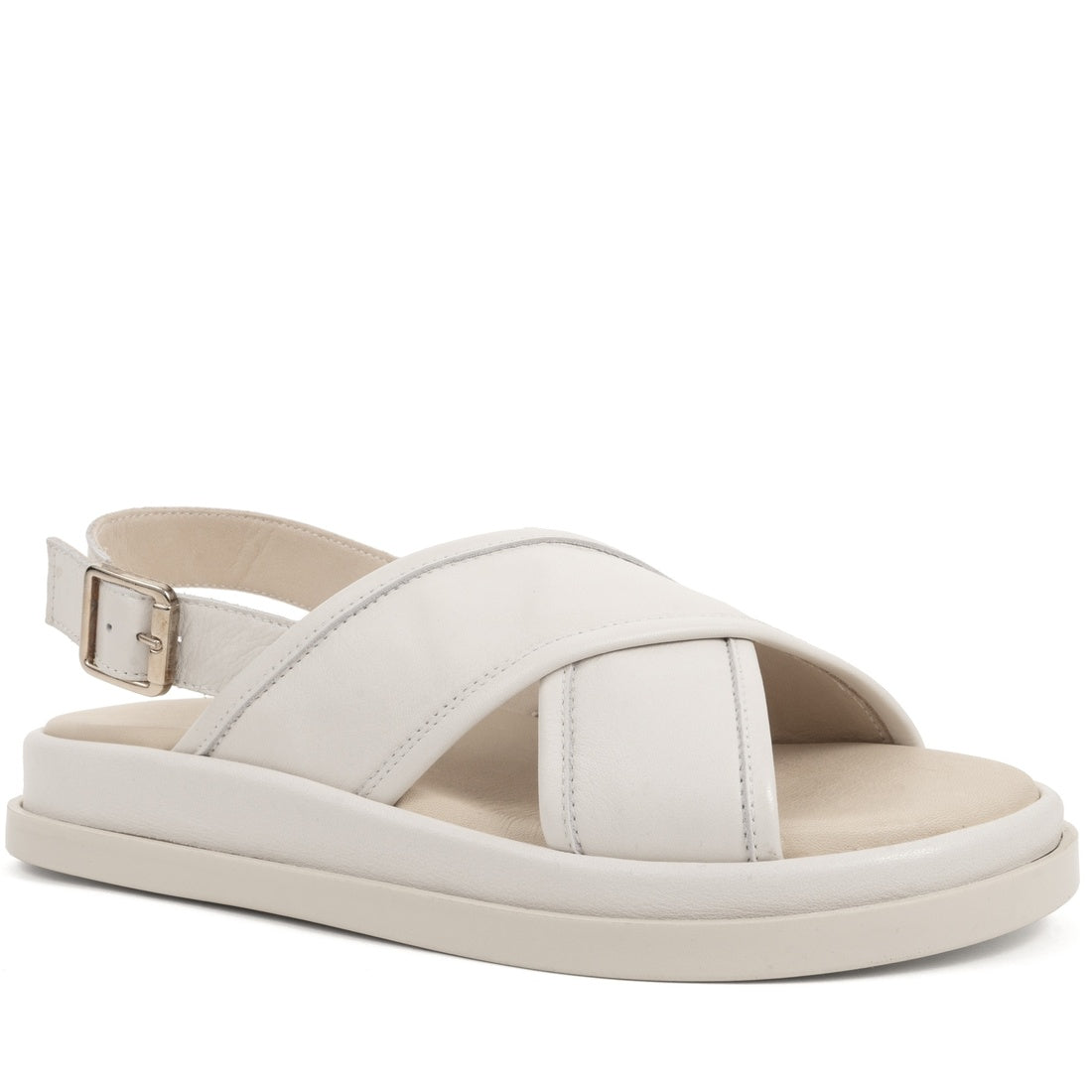 beige casual open sandals