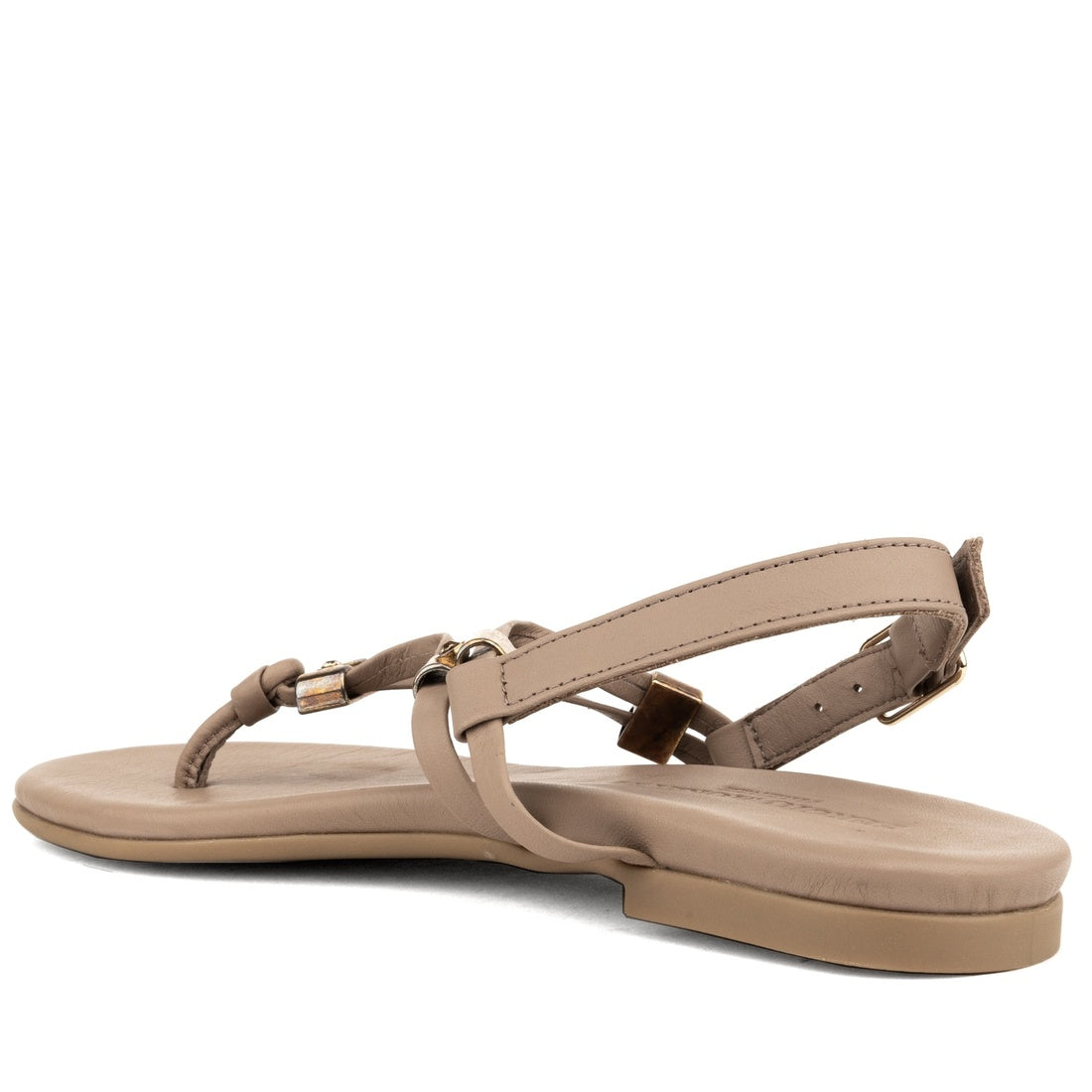 brown casual open sandals