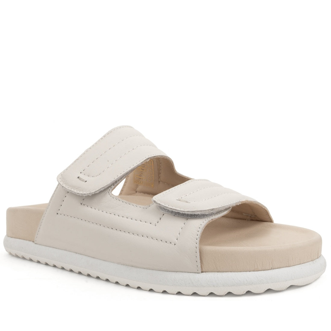 gold casual open slippers