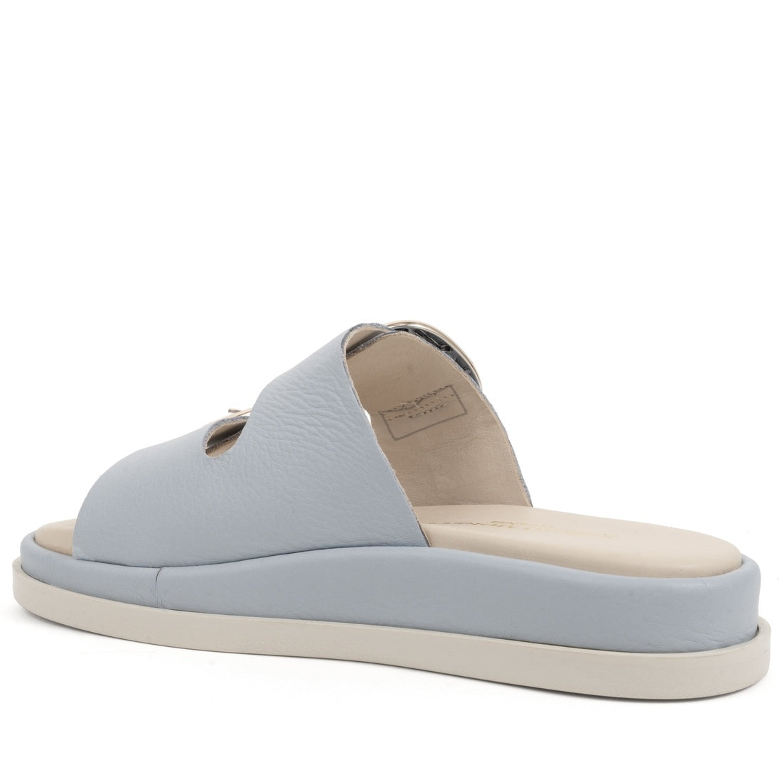 blue casual open slippers