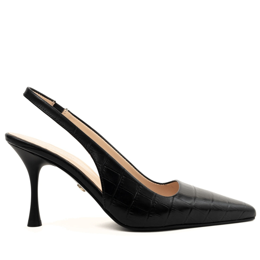 black classic part-open pumps