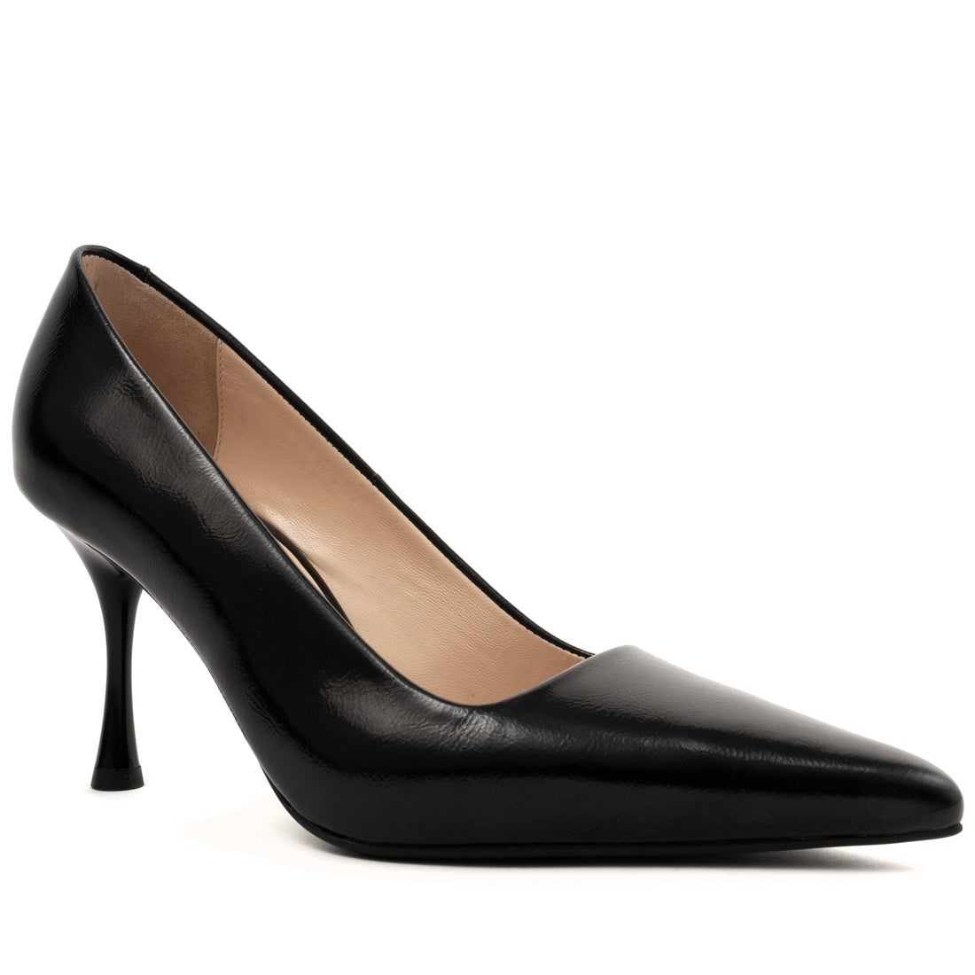 black classic closed pumps