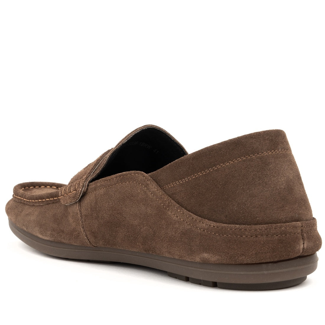 brown casual closed mocasins