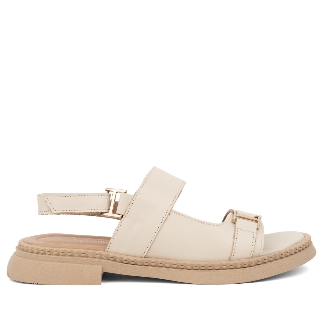 beige casual open sandals