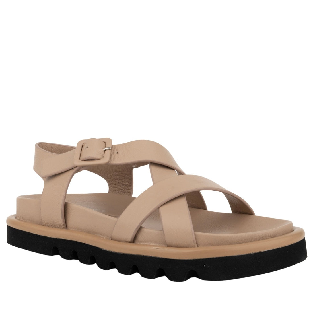 beige casual open sandals