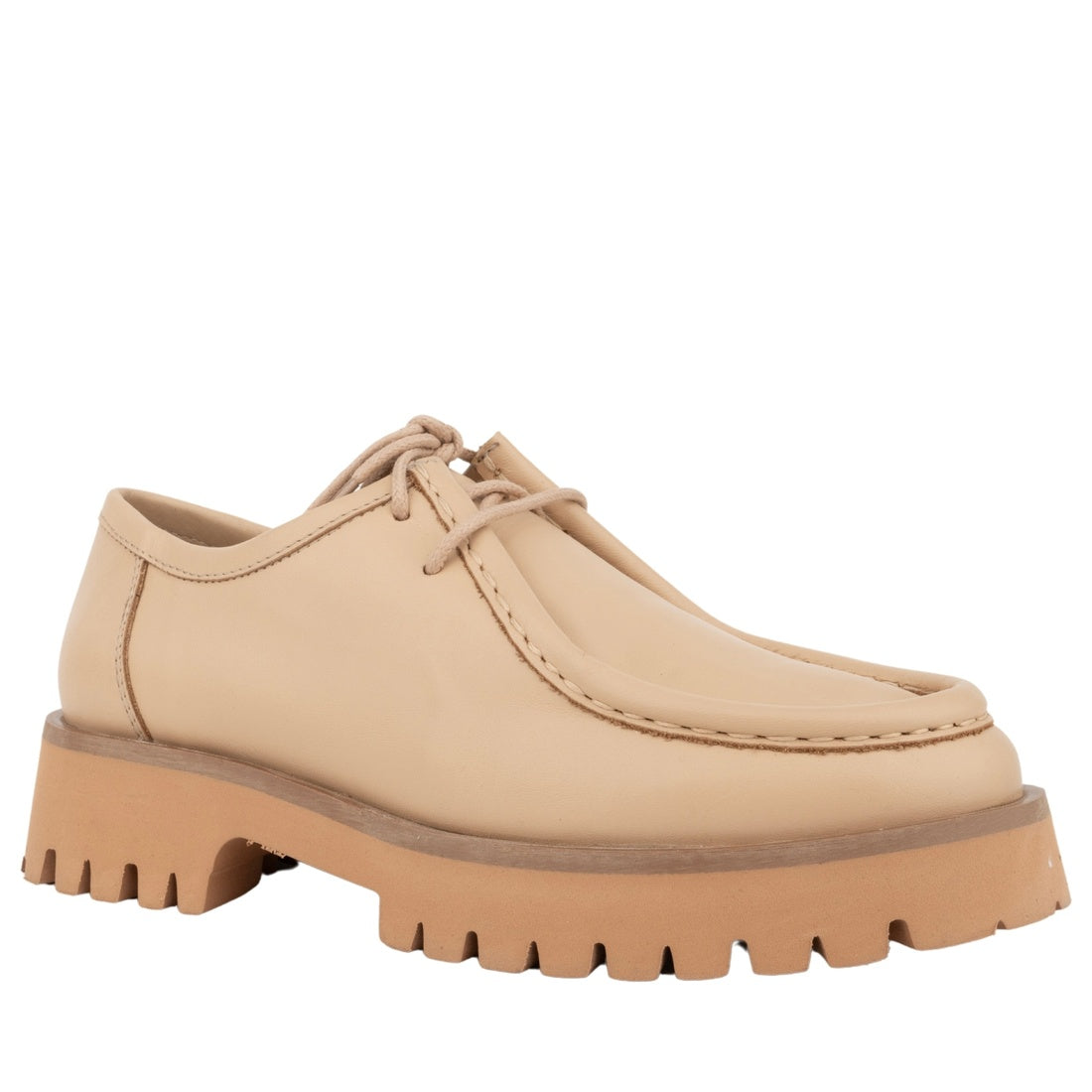 beige casual closed loafers