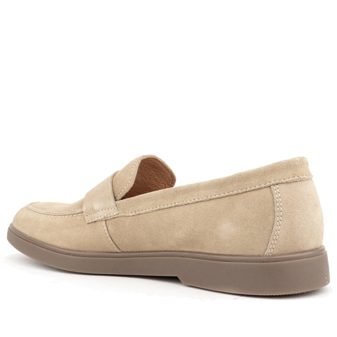 beige casual closed mocasins